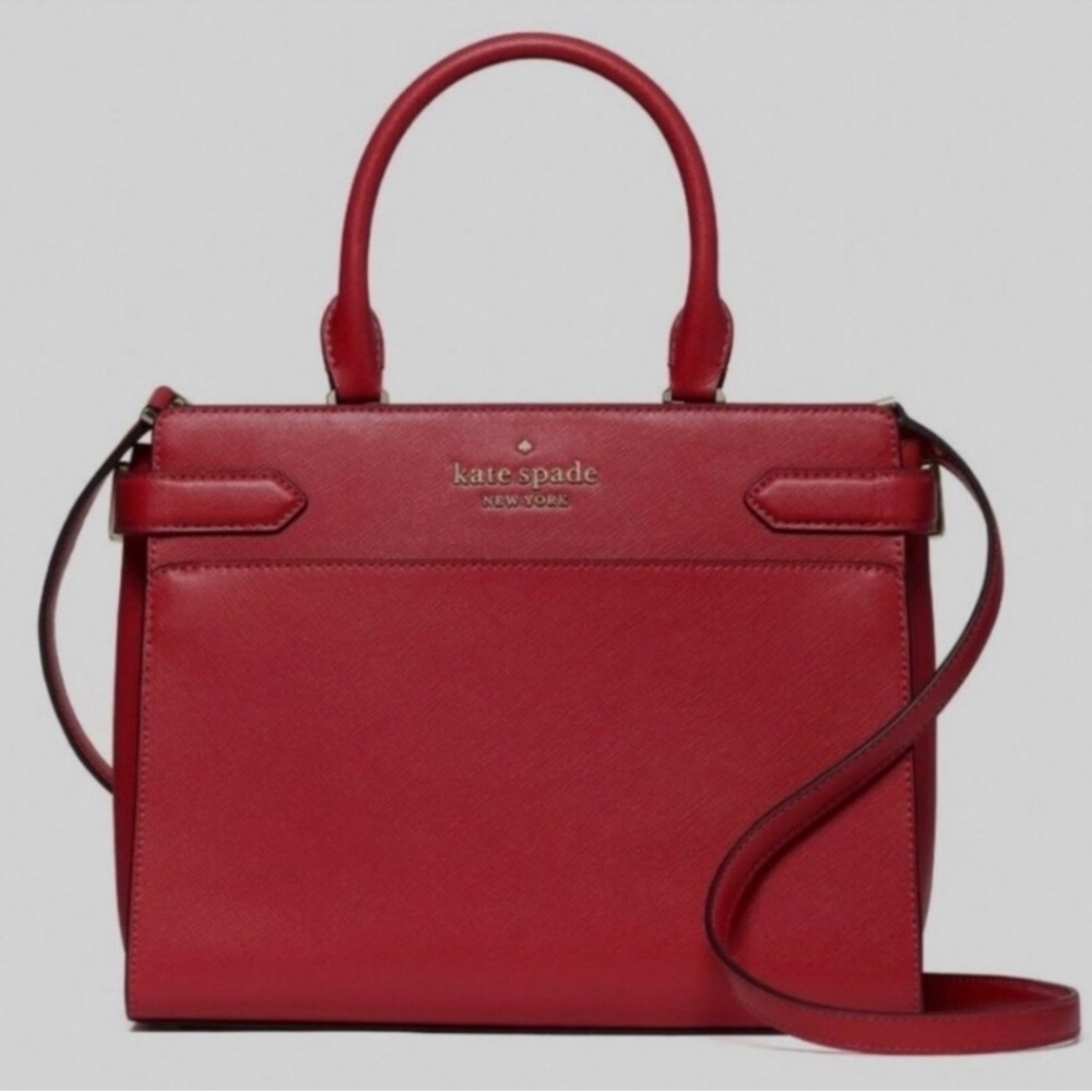 Kate Spade Red Staci Top Handle Crossbody - Never Used